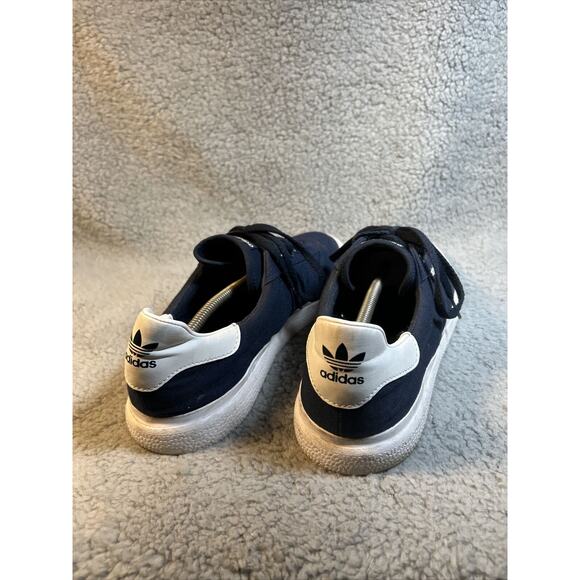 Adidas 3MC Vulc Low Canvas Trainers M12.5 EU42 B22707 Collegiate Navy/White - Picture 2 of 16